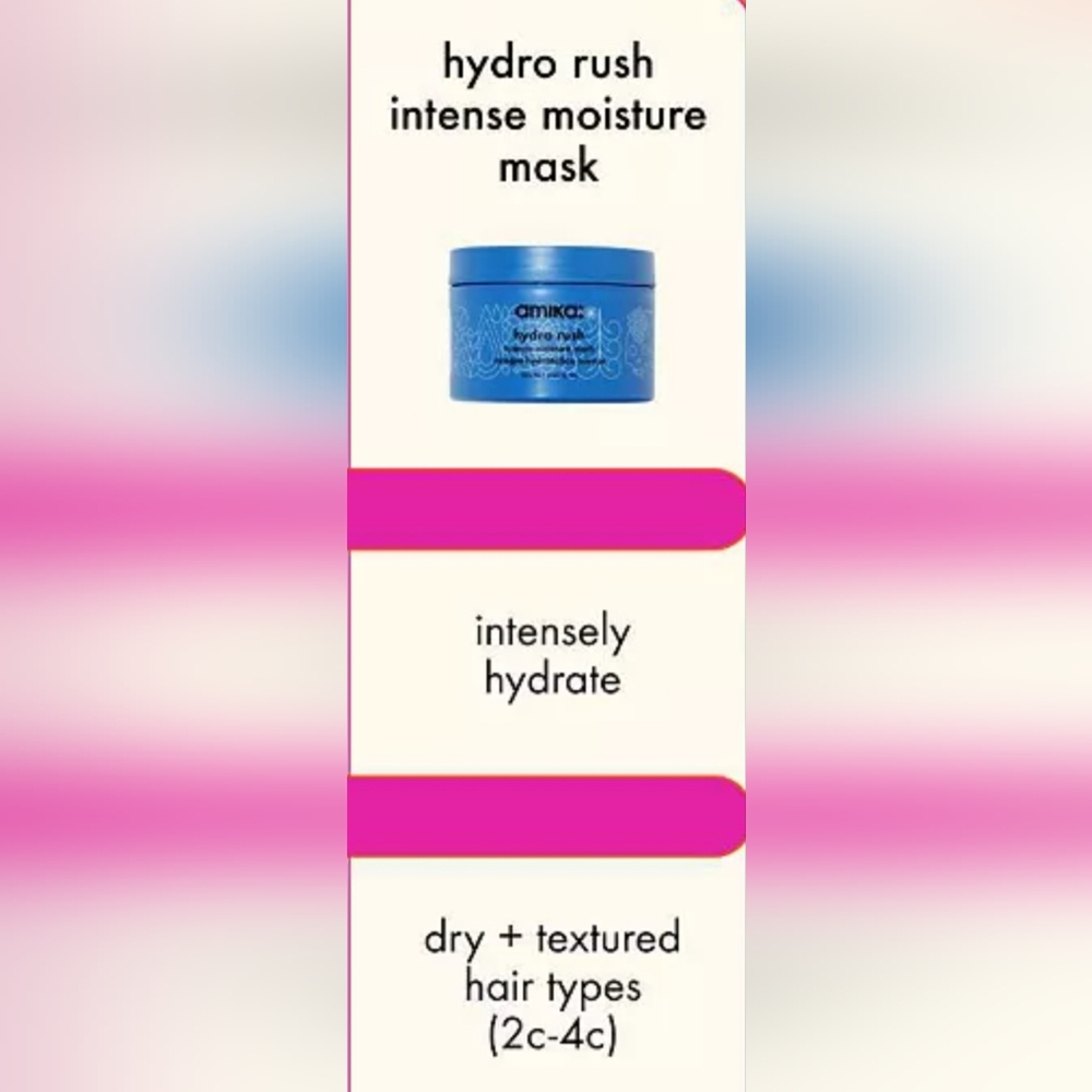 Amika Hydro Rush Intense Moisture Mask - Picture 4 of 4